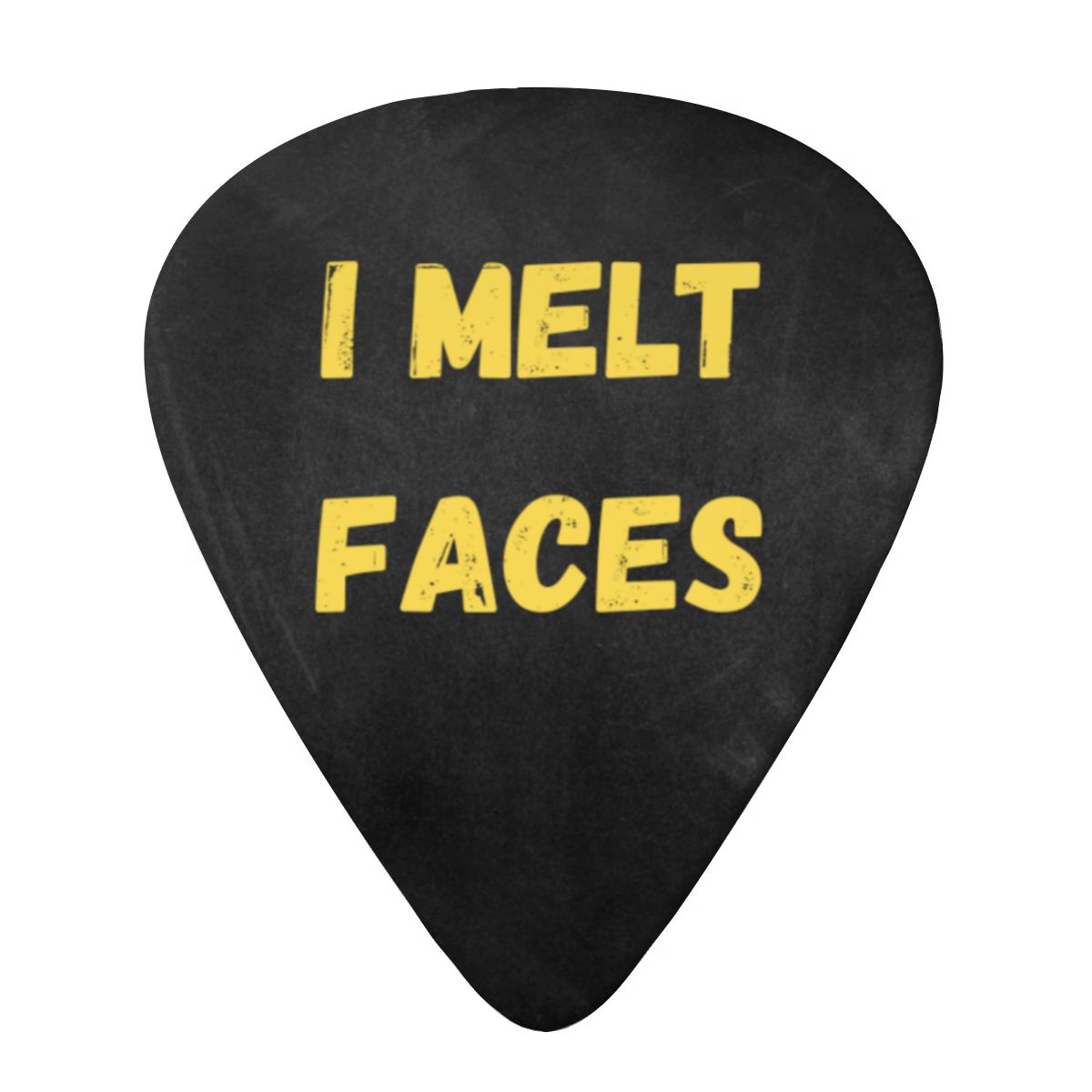 "I Melt Faces" Guitar Pick 6 pcs