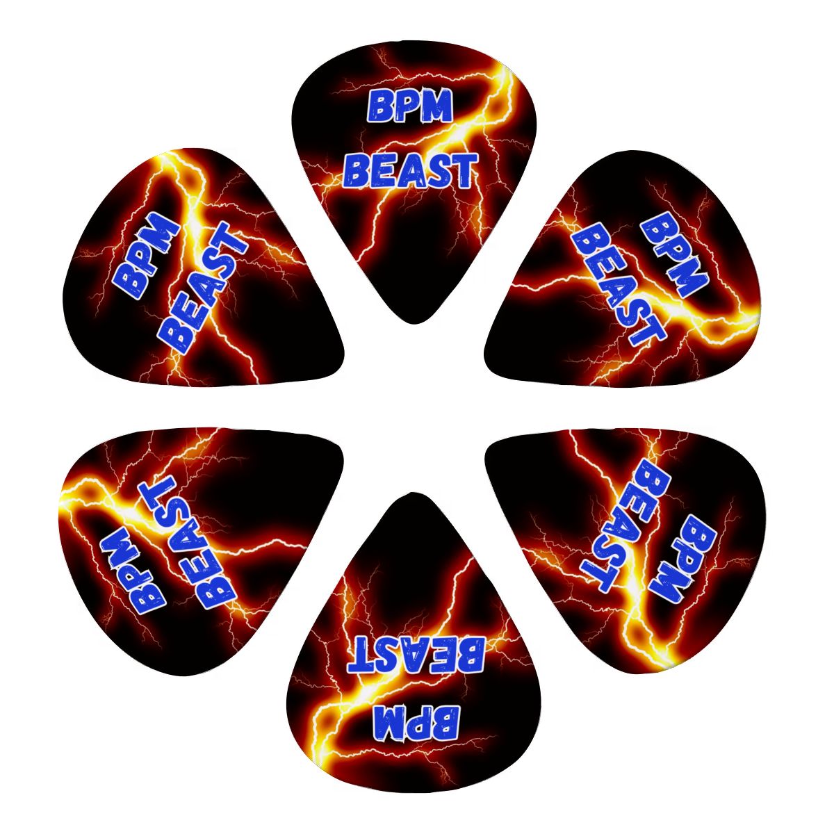 BPM Beast Guitar Pick 6 pcs