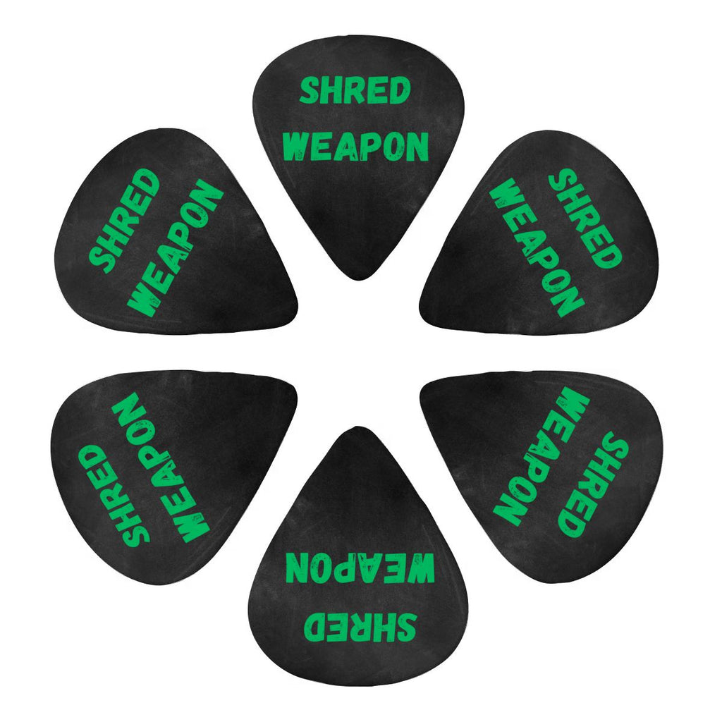 Shred Weapon Guitar Pick 6 pcs