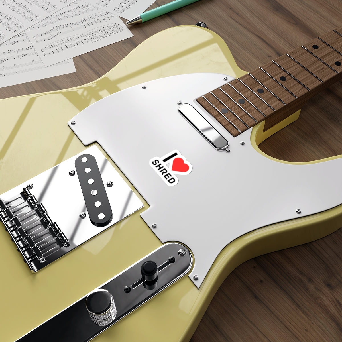 Die-Cut "I Love Shred" Sticker