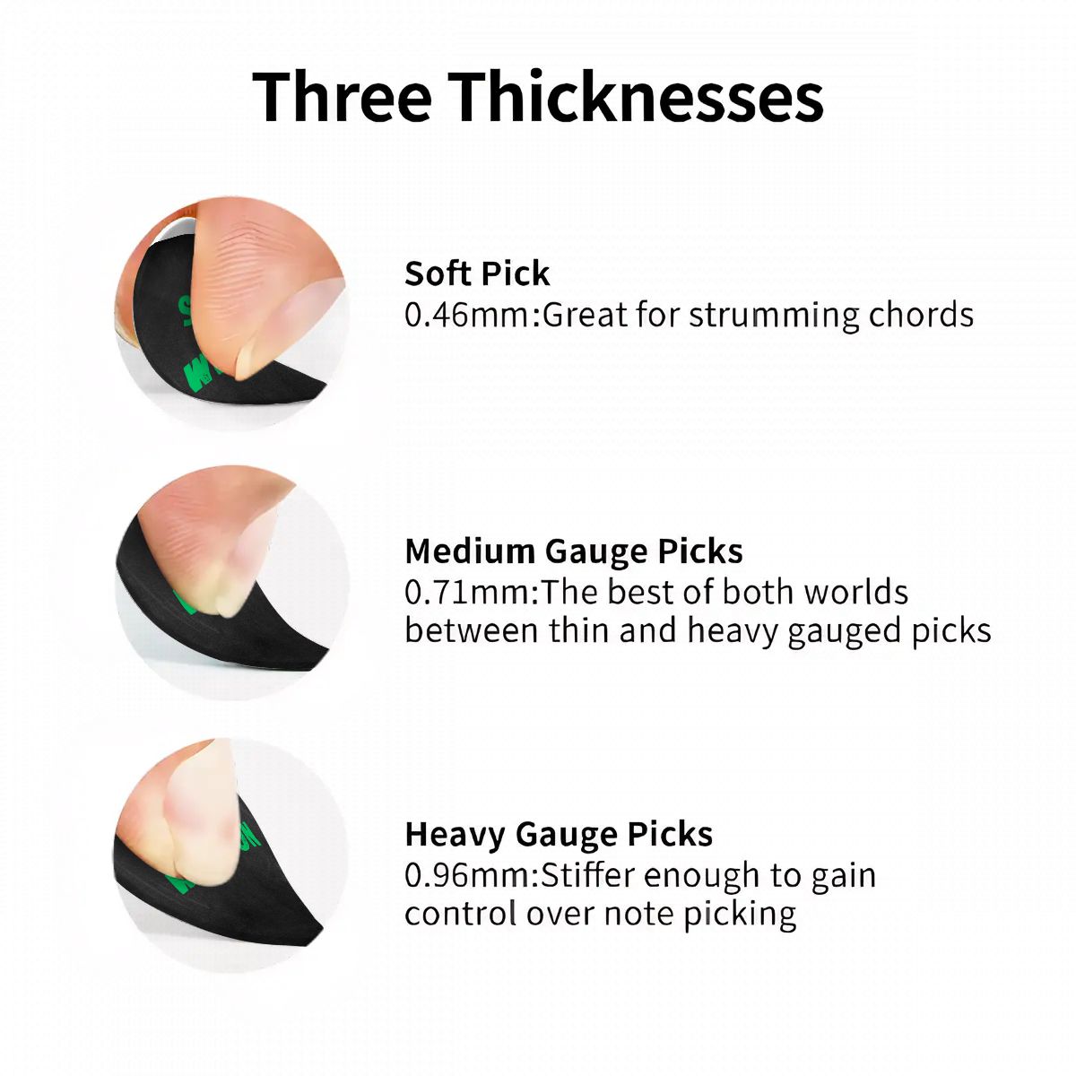 Shred Weapon Guitar Pick 6 pcs