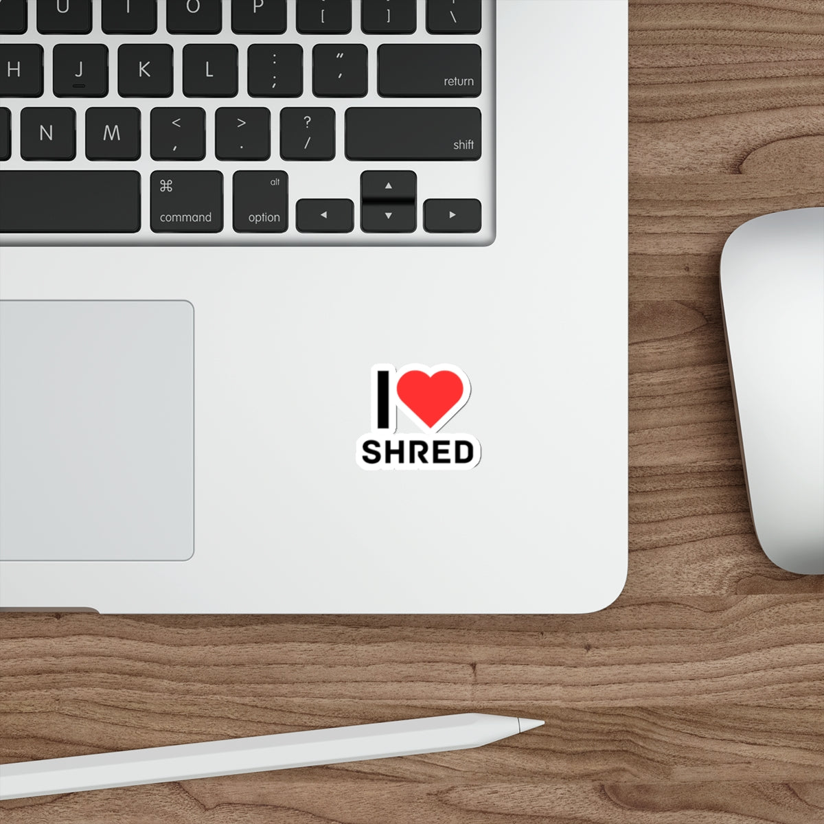 Die-Cut "I Love Shred" Sticker
