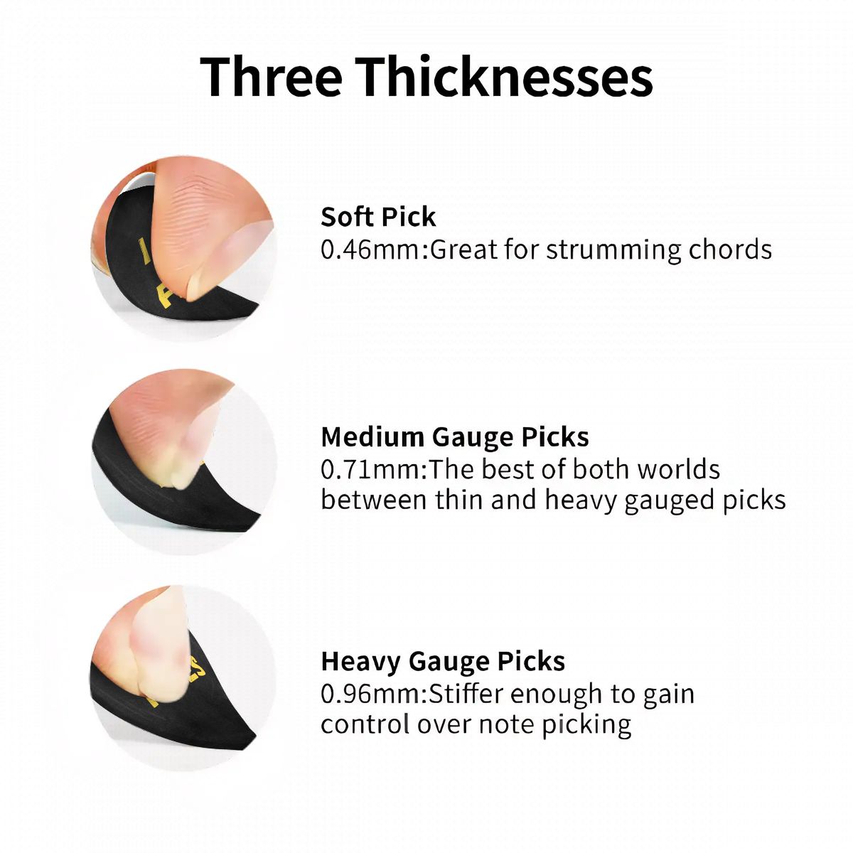 "I Melt Faces" Guitar Pick 6 pcs